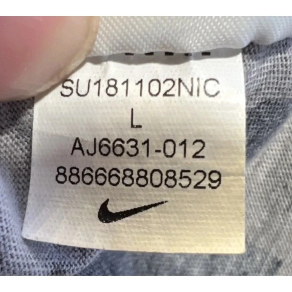 Nike Men's Camouflage Short Sleeve T-Shirt Camo-Gray Size LARGE ( AJ6631-012)